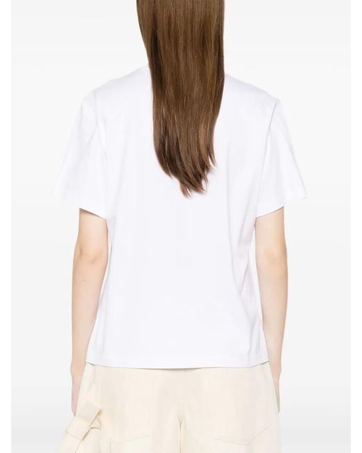 T-Shirt À Imprimé Graphique Tory Burch en coloris White