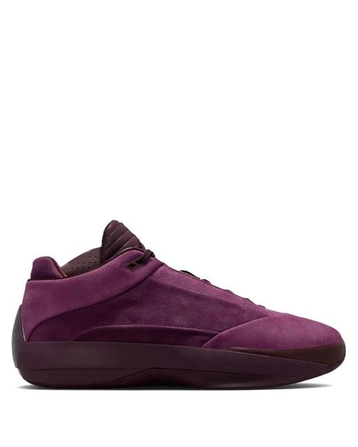 Nike Purple Air Jordn 40 Lace-Up Sneakers for men