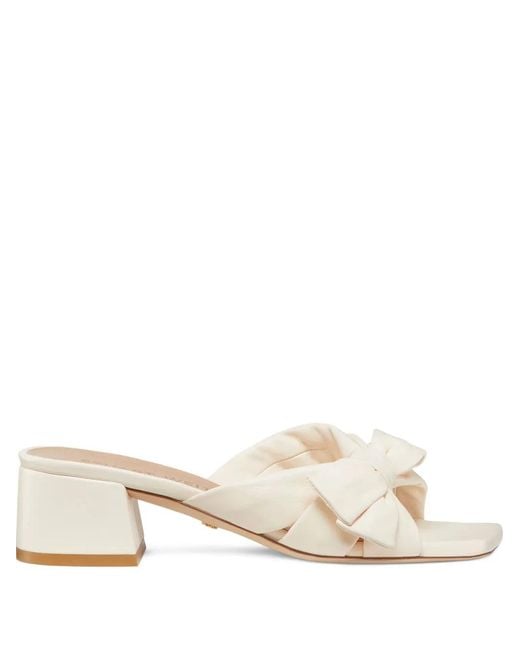 Stuart Weitzman Natural 45Mm Sofia Bow Sandals