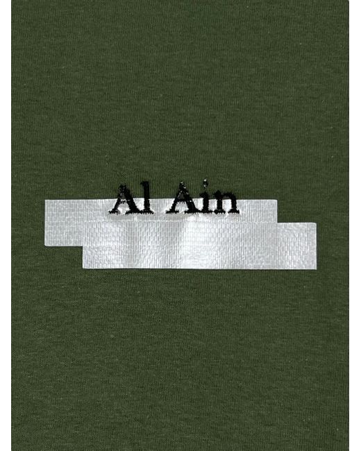 Al Ain Green Graphic-Print T-Shirt