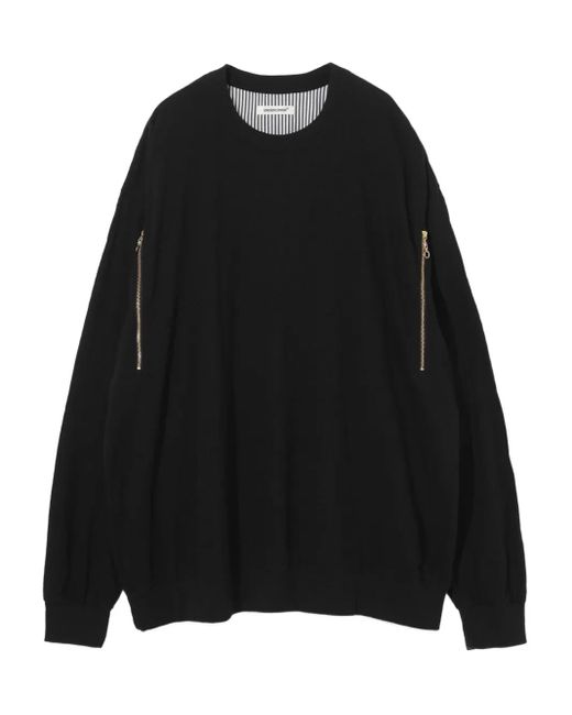 メンズ Undercover ジップポケット スウェットシャツ Black