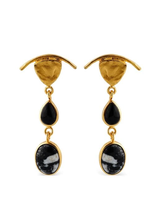 Boheme by Vero Metallic Kabila Drop Earrings