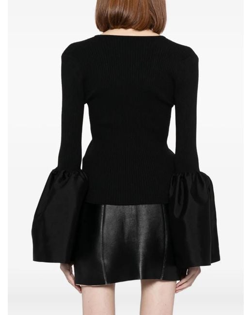 Cynthia Rowley Black Combo Top