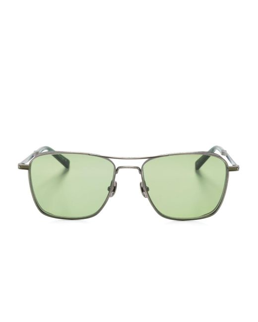 Matsuda Green Pilot-frame Sunglasses for men