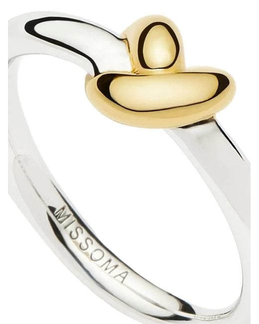 Missoma Metallic X Lucy Williams Disc Mixed Ring