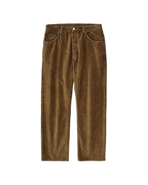 Studio Nicholson Natural Woodstock Five-Pocket Corduroy Trousers for men