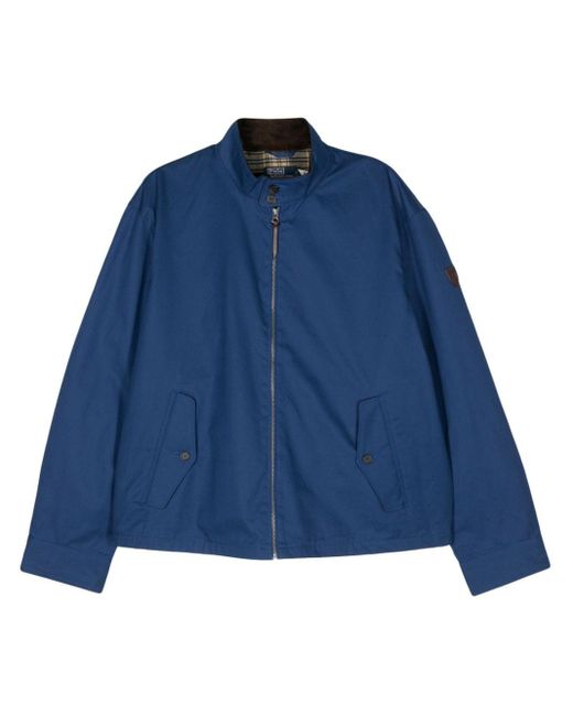 Polo Ralph Lauren Blue Logo-patch Cotton Padded Jacket for men