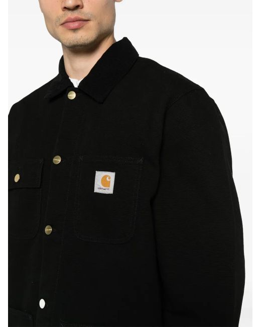 Carhartt Black Michigan Organic-Cotton Jacket for men