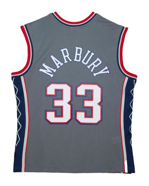 Mitchell & Ness Blue Nba Alternate "Nets 1999 Stephon Marbury" Jersey for men