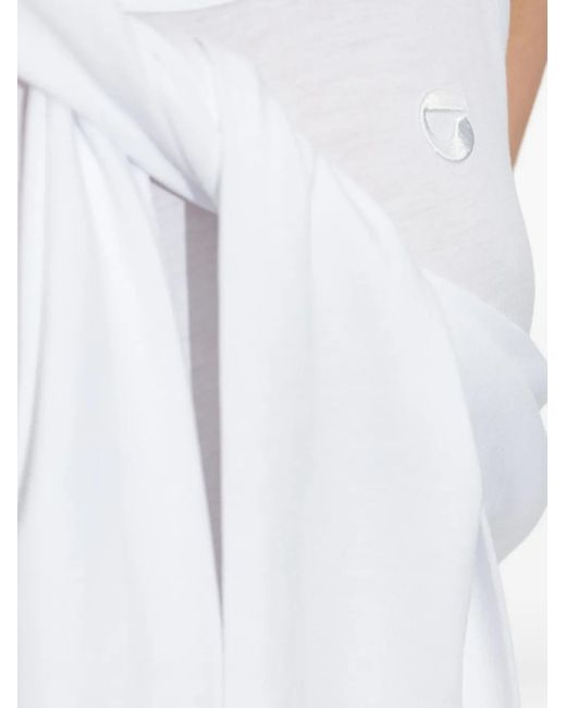 Coperni White Tie~Fastening Top