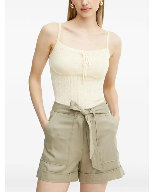 Guess Natural Reina Knitted Top