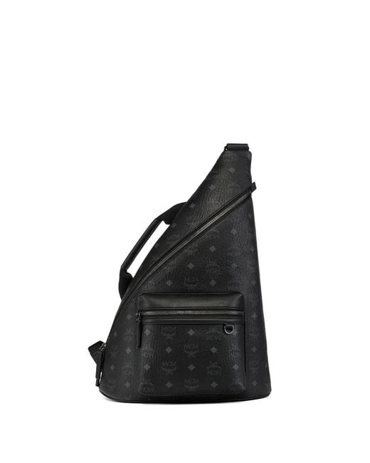 MCM Black Bride Arrière À Bride Ajustable