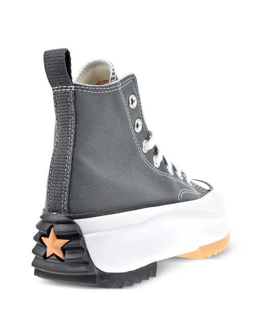 Converse Gray Run Star Hike Platform Sneakers for men