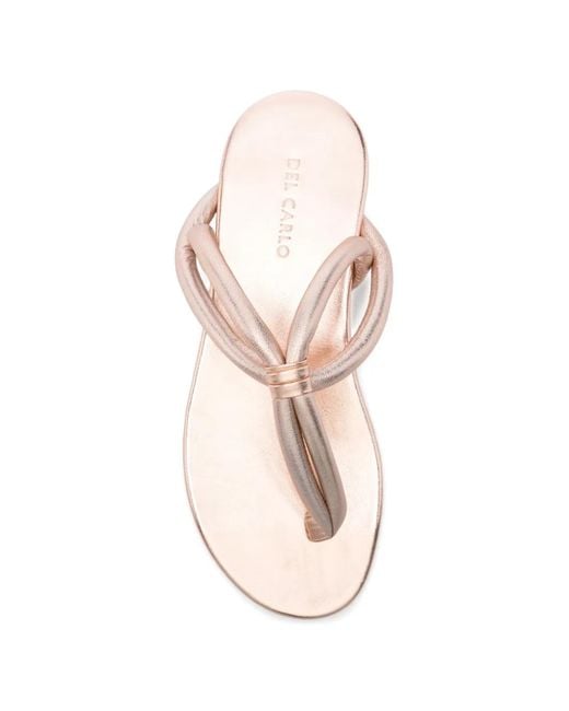Roberto Del Carlo White Knot-Detail Sandals