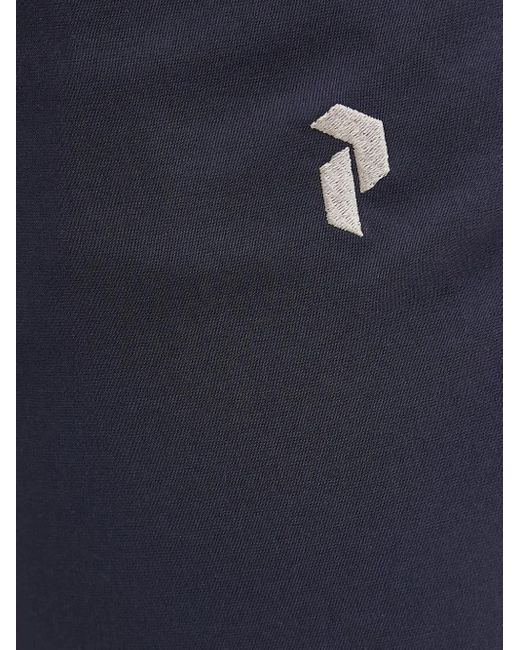 Pantalones cortos Iconia con logo bordado Peak Performance de hombre de color Blue