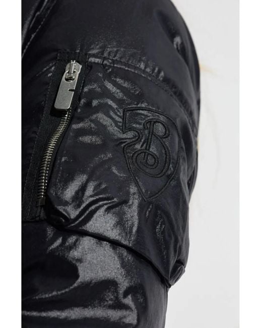 Burberry Black Gesteppte Daunenjacke