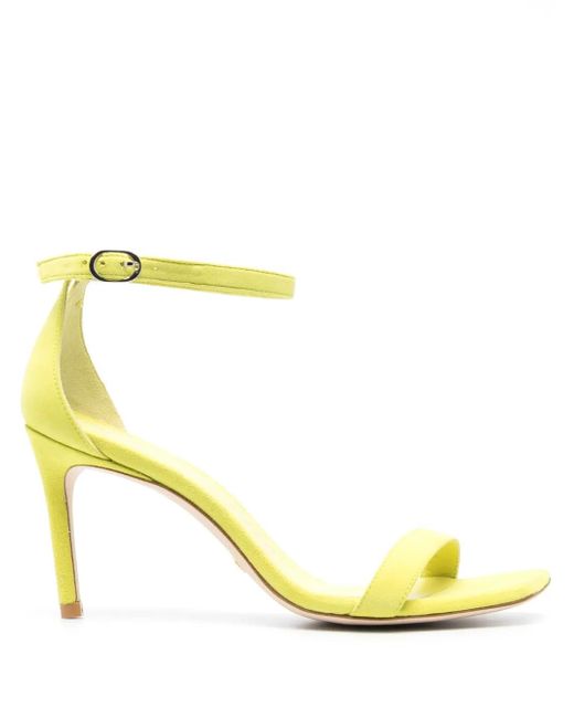 Stuart Weitzman Yellow 80Mm Open-Toe Sandals
