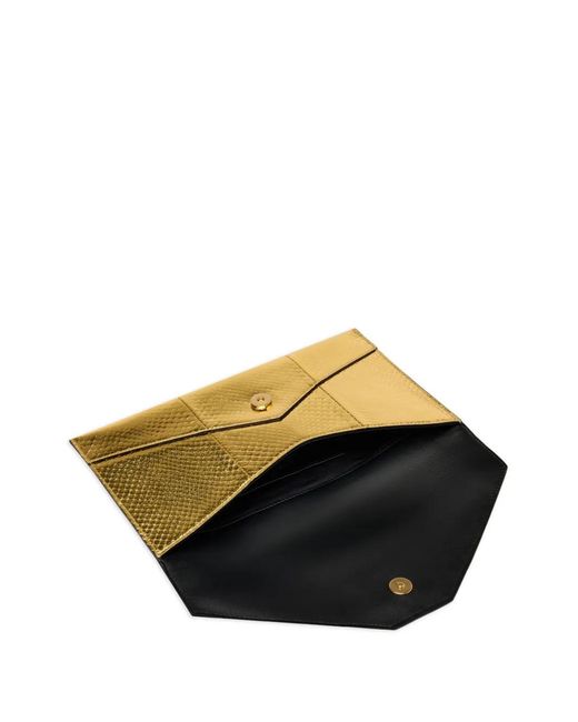 Lancel Natural Envelope Clutch Bag