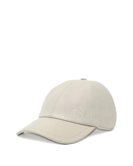 Peserico White Logo-Embroidered Baseball Cap
