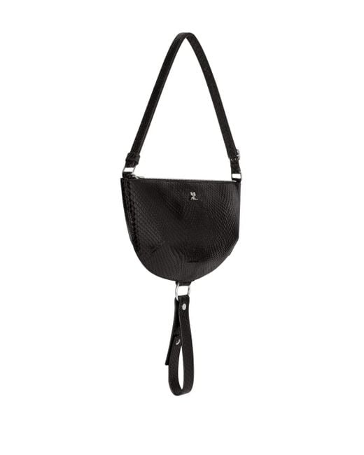 Borsa A Spalla Holy Eclipse di Courreges in Black