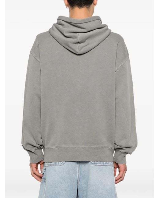 Carhartt メンズ グレー ジップアップ スウェットパーカー