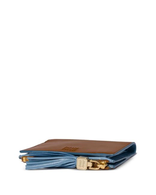 Miu Miu Brown Small Leather Wallet