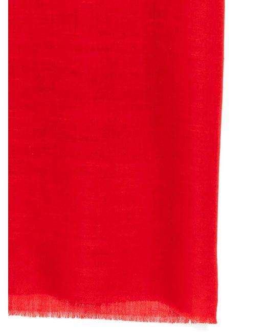 Akee International Red Wool Scarf