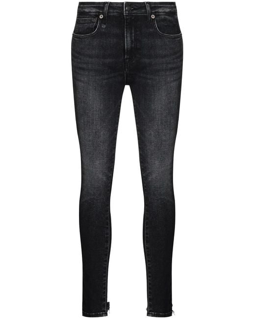 R13 Black Alison Five-Pocket Jeans