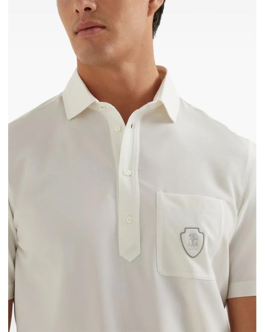 メンズ Brunello Cucinelli ポロシャツ White