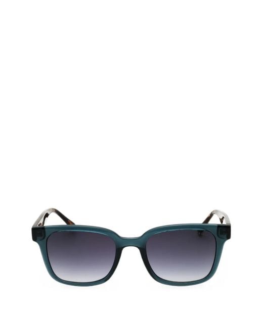 Kenneth Cole Blue Rectangle-Frame Sunglasses for men