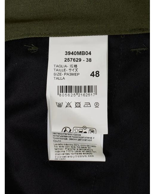 MSGM Green Logo-Embroidered Bermuda Shorts for men