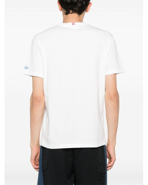 Mc2 Saint Barth Katoenen T-shirt in het White voor heren
