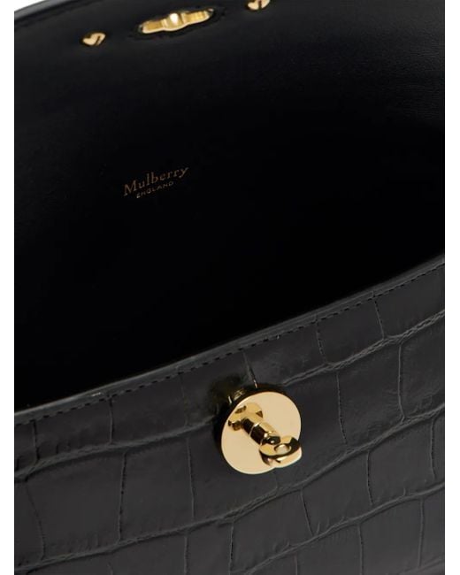 Mulberry Black Darley Clutch Bag