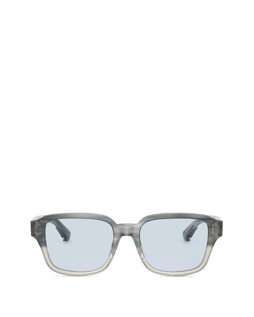 Burberry Gray Square-Frame Sunglasses