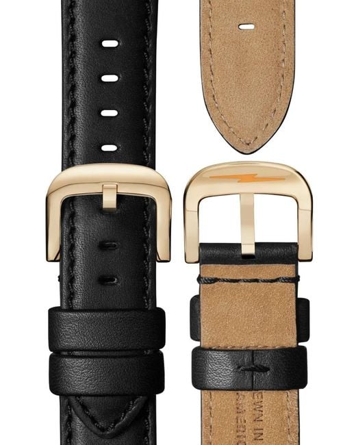 Shinola Black Canfield Sport 45Mm Watch for men