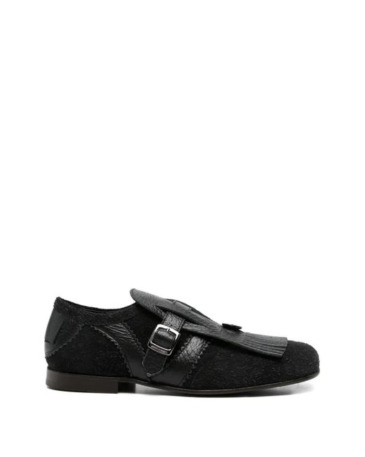 NULLUS Kiltie Monk-Schuhe in Black für Herren