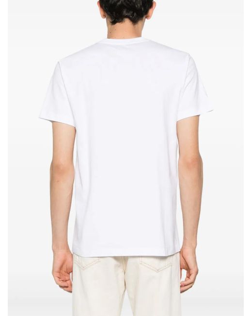 Peserico T-Shirt Mit Text-Print in White für Herren