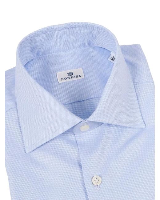 Sonrisa Blue Buttoned Shirt for men