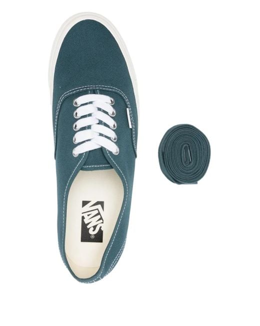 Vans Blue Premium Authentic Low-Top Sneakers