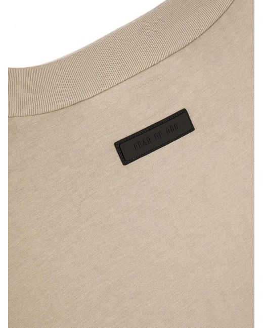 Fear Of God White Tab Crewneck Tee "Seal" for men