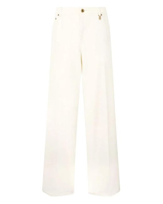 Pantalones Anchos Roberto Cavalli de color White