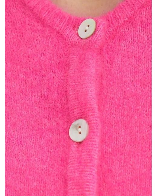 Cardigan Con Bottoni di American Vintage in Pink