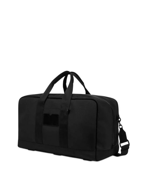 Moschino Black Logo-Plaque Holdall for men