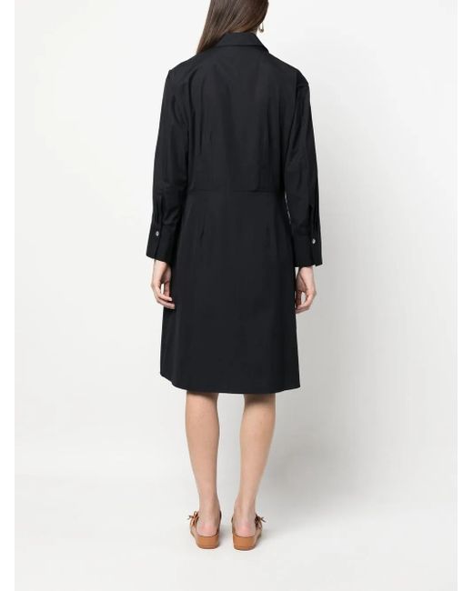 Vince Black Wraparound Short Dress