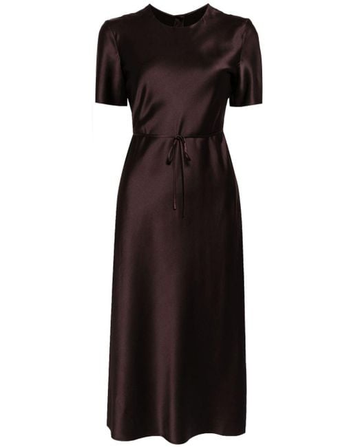 JNBY Midi-jurk Met Satijnen Afwerking in het Black