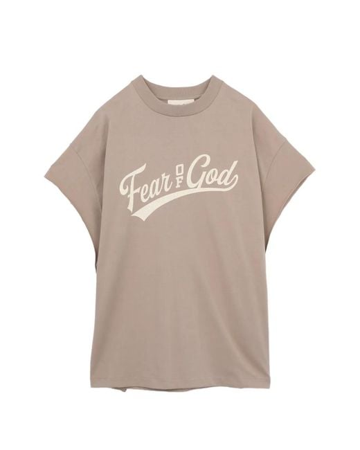 Essentials Gray Logo-Print Short-Sleeve T-Shirt for men