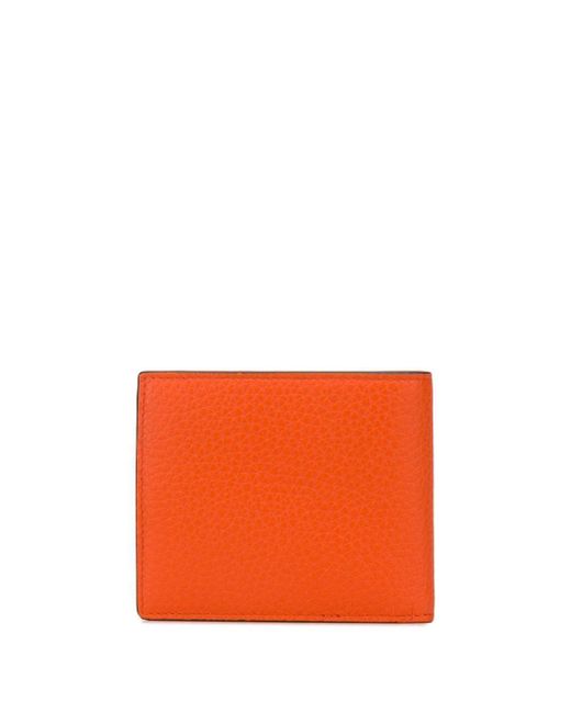 versace orange wallet