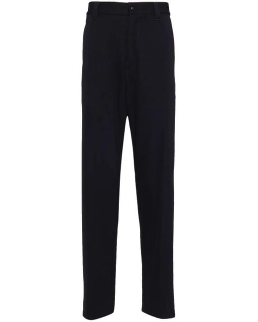 Aspesi Stretch Straight Broek in het Blue voor heren