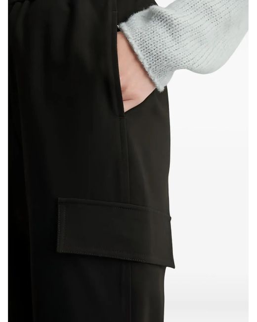 Marc O' Polo Black Elasticated-Waist Trousers