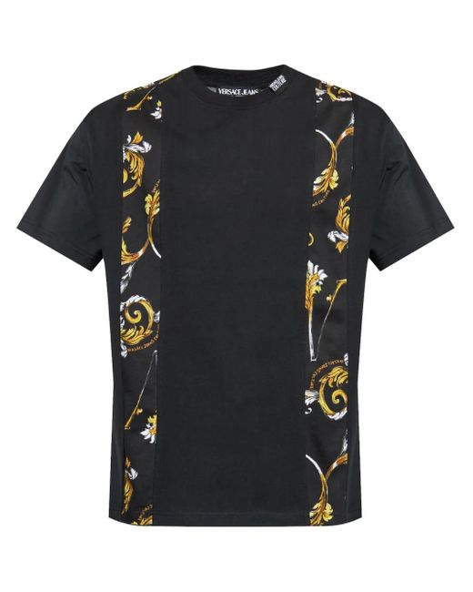Versace Jeans Couture Black Chromo Couture T-Shirt for men